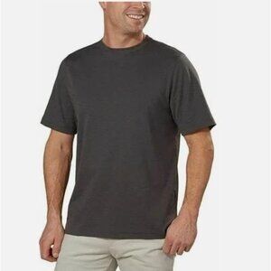 NEW Kirkland Signature Men's M Pima Cotton Slub Tee Gray